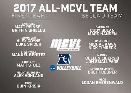 MCVL Announces All-Conference Teams